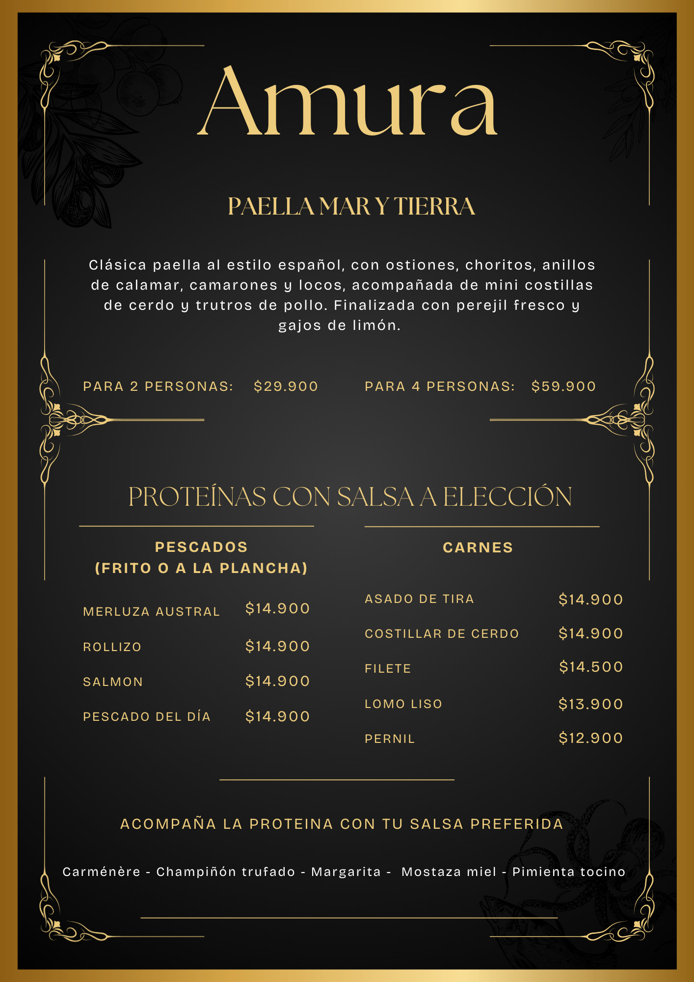 Carta menú página 5